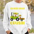 Ich Werde Großer Cousin Bauer Bald Großer Cousin German Sweatshirt Geschenke für Ihn