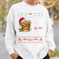 I'm Full Of Holiday Spirit Bourbon Ugly Xmas Sweater Pajamas Sweatshirt Gifts for Him