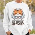 I'm Getting Meowied Kawaii Cat Bachelorette Party Bridesmaid Felpa Regalos para él