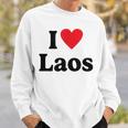 I Love Laos Sweatshirt Geschenke für Ihn