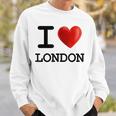 I Love London Souvenir Blue S Sweatshirt Geschenke für Ihn