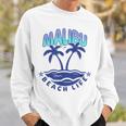 Malibu Beach Life Palme Mare Spiaggia Felpa Regalos para él