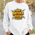 Matura Geschafft 2024 Sweatshirt Geschenke für Ihn