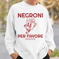 Ni Per Favore Cocktail Back Print Italiano Original Sweatshirt Geschenke für Ihn