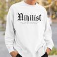 Nihilist Definizione Nichilista Inutile Nichilismo Filosofia Felpa Regalos para él