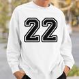 Number 22 Sport Number 22 Sweatshirt Geschenke für Ihn