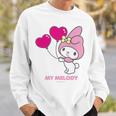 Palloncini A Forma Di Cuore My Melody Maglia A Manica Felpa Regalos para él