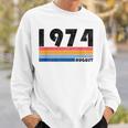 Retrò Per 44° Compleanno Nata Nell'agosto Del 1974 Felpa Regalos para él