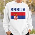 Serbian Flag Football Fan Serbia Srbija Sweatshirt Geschenke für Ihn