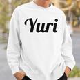 Top That Says The Name Yuri Niedliche Erwachsene Kinder Grafik Sweatshirt Geschenke für Ihn