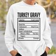 Turkey Gravy Ingredient Food List Thanksgiving Christmas Sweatshirt Gifts for Him
