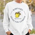 Wenn Das Leben Dir Zitronen Gibt Mach Limoncello Sweatshirt Geschenke für Ihn