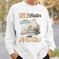 West Highland Terrier Westie Hunderasse Das Leben Ist Besser Gray Sweatshirt Geschenke für Ihn