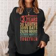 3 Años De Aniversario Regalos Para Él Pareja Romántica Tercera Boda Camisa de entrenamiento Regalos para ella