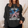 4Th Of July Proud Member Of The Fuck Your Feelings Gen X Usa Sweatshirt Gifts for Her