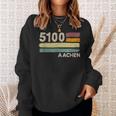 5100 Aachen Retro Postcodes Old Postcodeintage Sweatshirt Geschenke für Sie