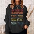 6 Stages Of Debugging Software Engineer Coder Programmer Sweatshirt Geschenke für Sie