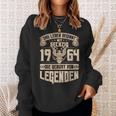 60Th Birthday Life Beginnt Mit 60 Jahrgang 1964 Anniversary Sweatshirt Geschenke für Sie