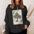 Ace Of Spades We're All Mad Here Alice In Wonderland Sweatshirt Geschenke für Sie