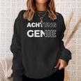 Achtung Genie Sweatshirt Geschenke für Sie