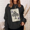 Alice In Wonderland We're All Mad Here Ace Of Spades Sweatshirt Geschenke für Sie