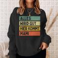 Alles Wird Gut Hier Kommt Mami Retrointage First Name Sweatshirt Geschenke für Sie