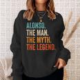 Alonso The Man The Myth The Legend Nome Alonso Felpa Regalos para ella