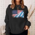 American Bavarian Flag Usa Bavaria Flag Sweatshirt Geschenke für Sie