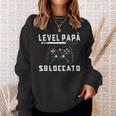 Annuncio Gravidanza Neo Level Papà Loading Futuro Gamer Felpa Regalos para ella