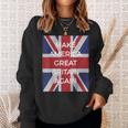 Anti Trump Make America Great Britain Again Sweatshirt Gifts for Her