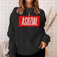 Asozial Sweatshirt Geschenke für Sie