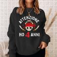 Attenzione Ho 4 Anni Compleanno Pirata Felpa Regalos para ella