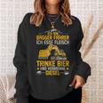 Bagger Ich Esse Fleisch Trinke Bier Underbrenne Diesel Sweatshirt Geschenke für Sie