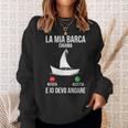 Barca La Mia Barca Chiama E Io Devo Andare Capitano Felpa Regalos para ella