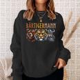 Bärtigermann Bear Tiger Man Beardiking Bearded Man Sweatshirt Geschenke für Sie