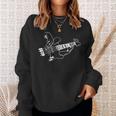 Bass Guitar Player Music Guitarist Musician Rock Sweatshirt Gifts for Her