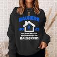 Bauherr Geschenk 2025 I Builder Construction Site Sweatshirt Geschenke für Sie