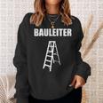 Bauleiter Baustellenleiter Sweatshirt Geschenke für Sie