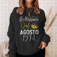 Bellissima Dal Agosto 1974 49 Compleanno Anni Donna Felpa Regalos para ella
