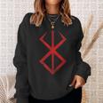 Berserk Rune Warrior Nordic Mythology Curse Berserker Sweatshirt Geschenke für Sie