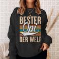 Bester Opi Der Weltintage Saying Grandfather Sweatshirt Geschenke für Sie