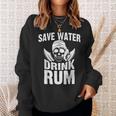 Bevitore Di Rum Risparmia Acqua Drink Rum Pirates Felpa Regalos para ella