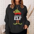 Biggest Elf Christmas Elf Christmas Sweatshirt Geschenke für Sie