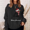 Bird With Red Christmas Hat Scarf Christmas Outfit Bird Sweatshirt Geschenke für Sie