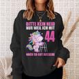 Bitte Kein Eneid Gut Aussehe 44 Jahre Unicorn 44Th Birthday Sweatshirt Geschenke für Sie