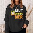 Blut Gruppe Sweatshirt Geschenke für Sie