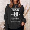 Boski 40 Latek Polska Koszulka Urodzinowa 40 Urodziny 40 Lat Sweatshirt Geschenke für Sie