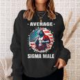 Camicia Lupo Mannaro Americano Sigma Divertente Cringe Lupo Mannaro Brainrot Felpa Regalos para ella