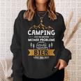 Camping Solves Die Meisten Meiner Probleme Bier Solves Den Rest Sweatshirt Geschenke für Sie