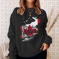 Canada Flag Moose Canada Sweatshirt Geschenke für Sie